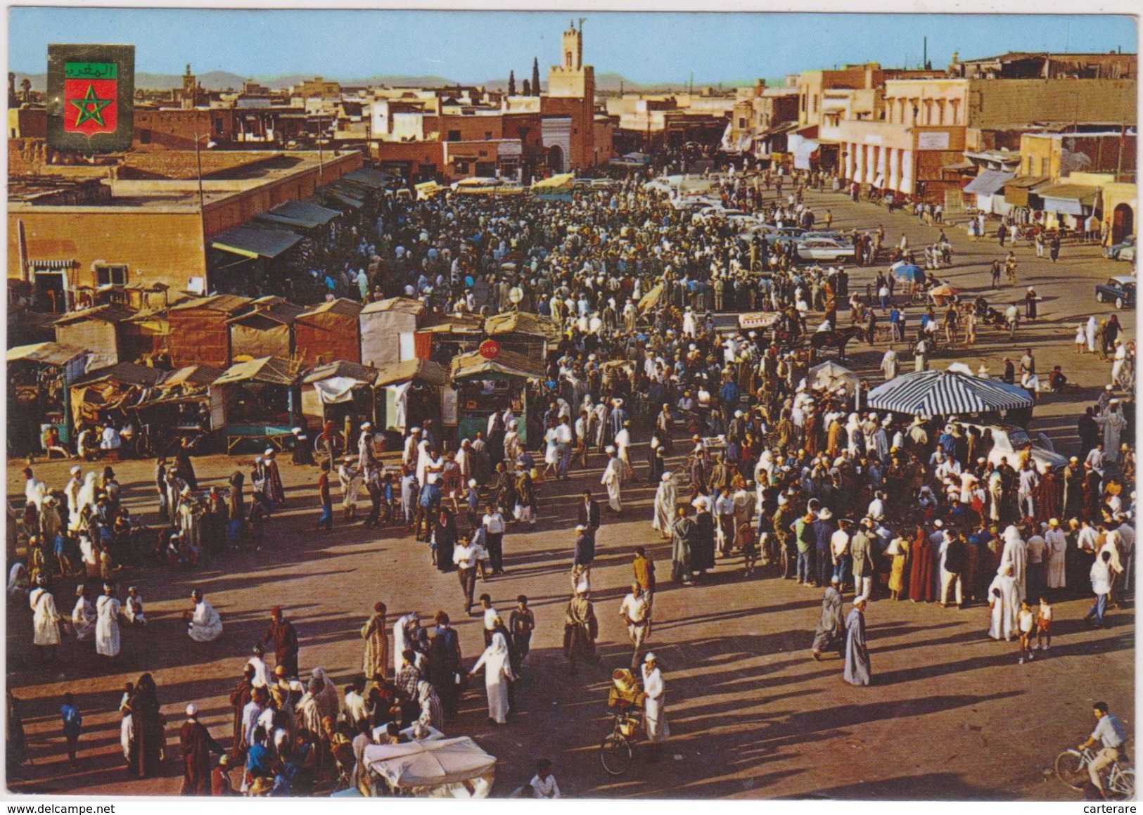 Afrique,maghreb,MAROC,MOROCCO,MARRAKECH,place Djemaa El Fna - Marrakech