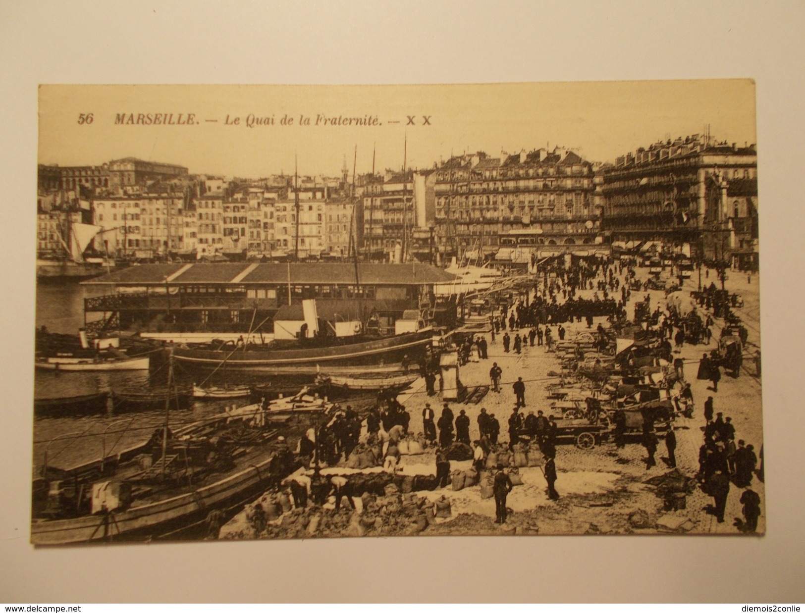 Carte Postale -  MARSEILLE (13) - Le Quai De La Fraternité (1638/1000) - Canebière, Centre Ville