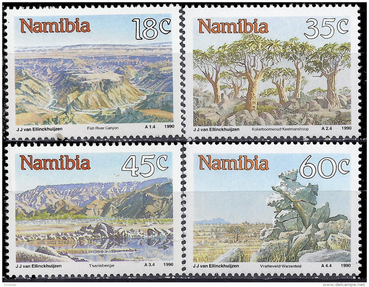 NAMIBIE - Paysages - Geografia