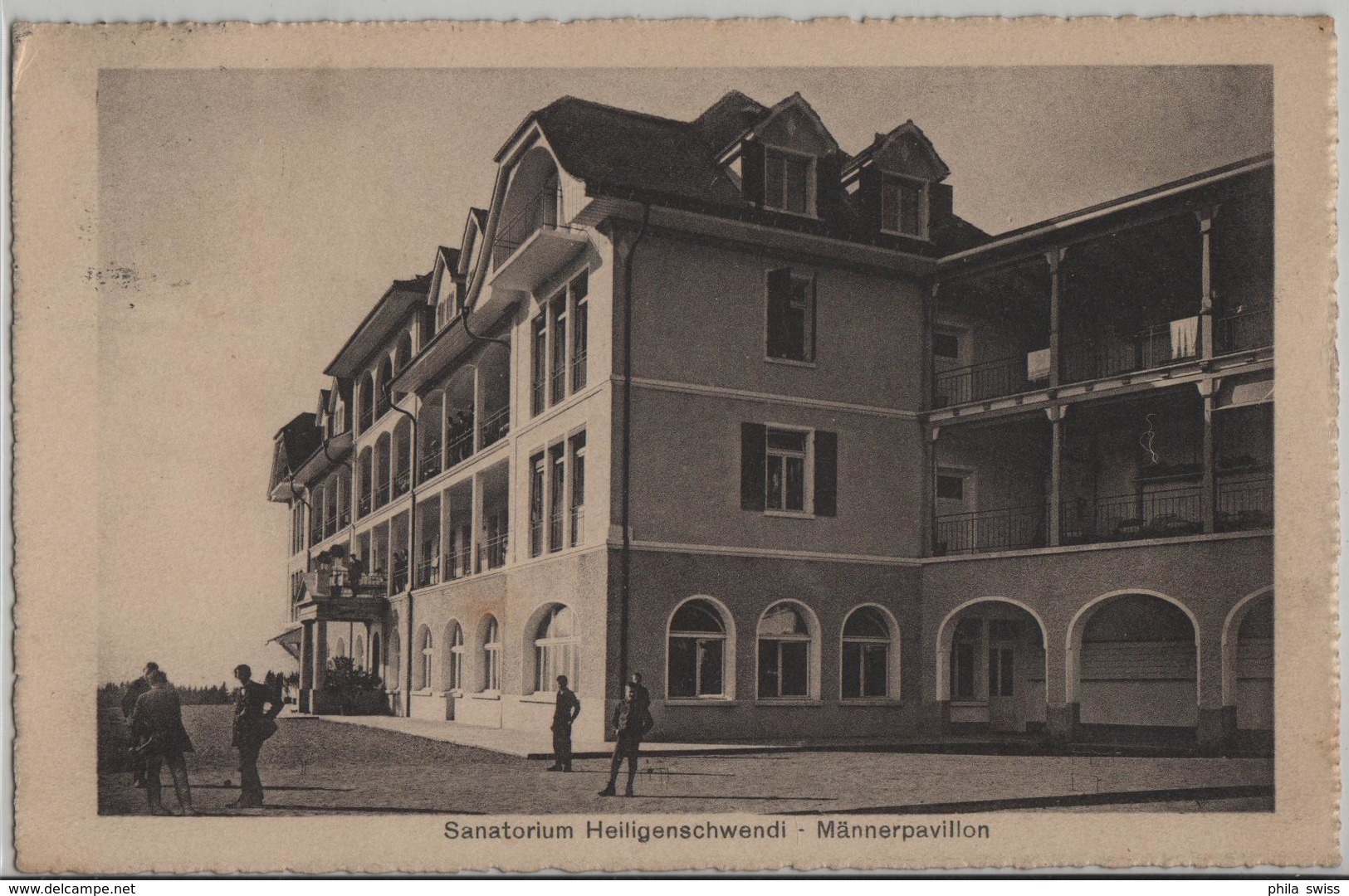 Sanatorium Heiligenschwendi - Männerpavillon - Photoglob - Heiligenschwendi