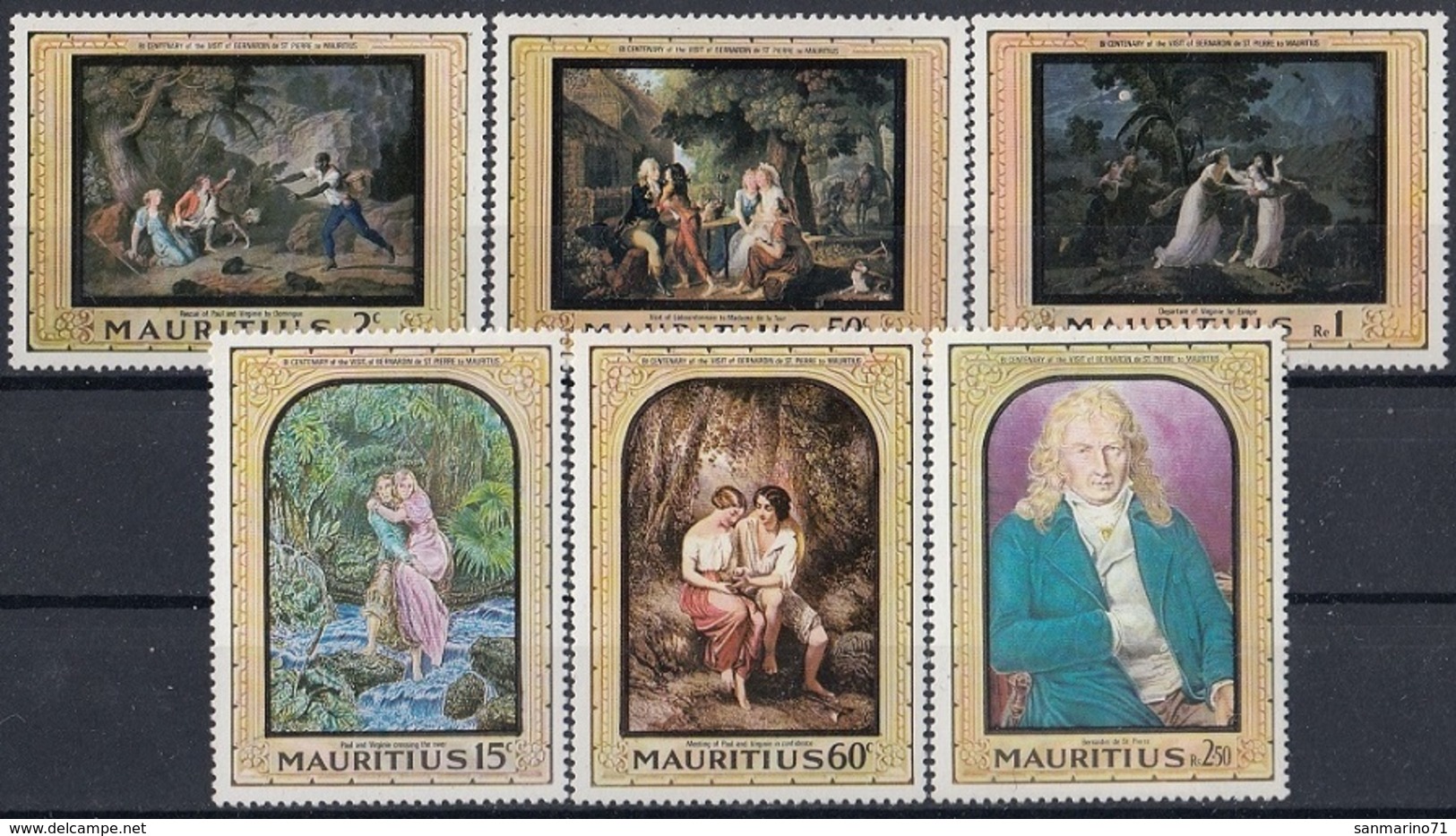 MAURITIUS 325-330,unused - Mauritius (1968-...)