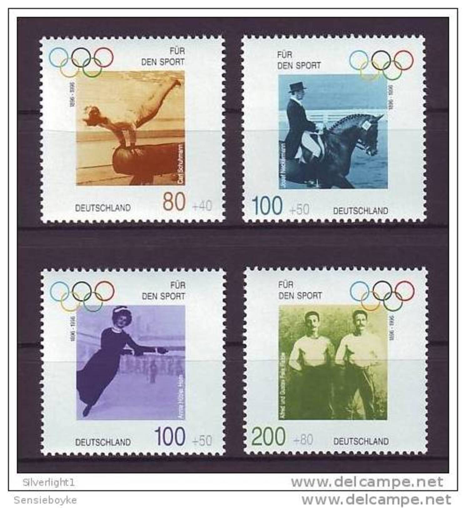 De356- Set -MNh  - Germany-1996- SC. B797-800- Olympic Games - Estate 1996: Atlanta