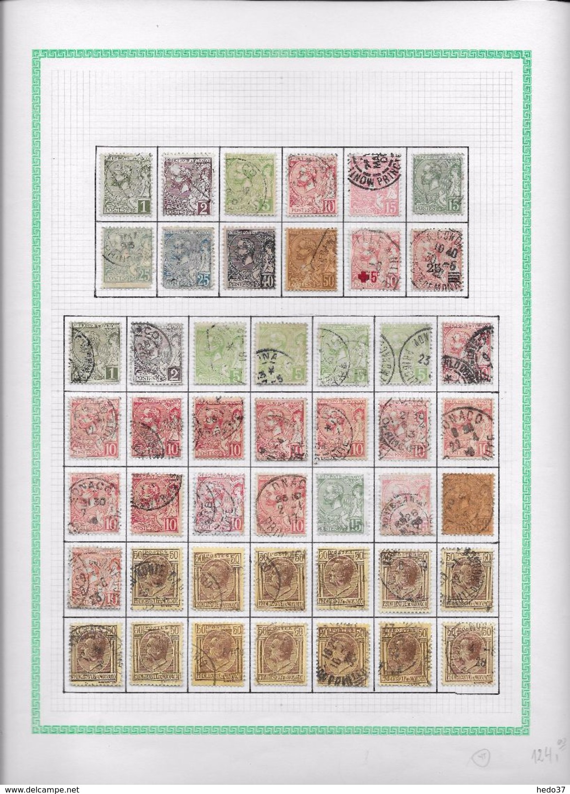 Monaco - Collection Vendue Page Par Page - Timbres Oblitérés - TB - Collections, Lots & Séries