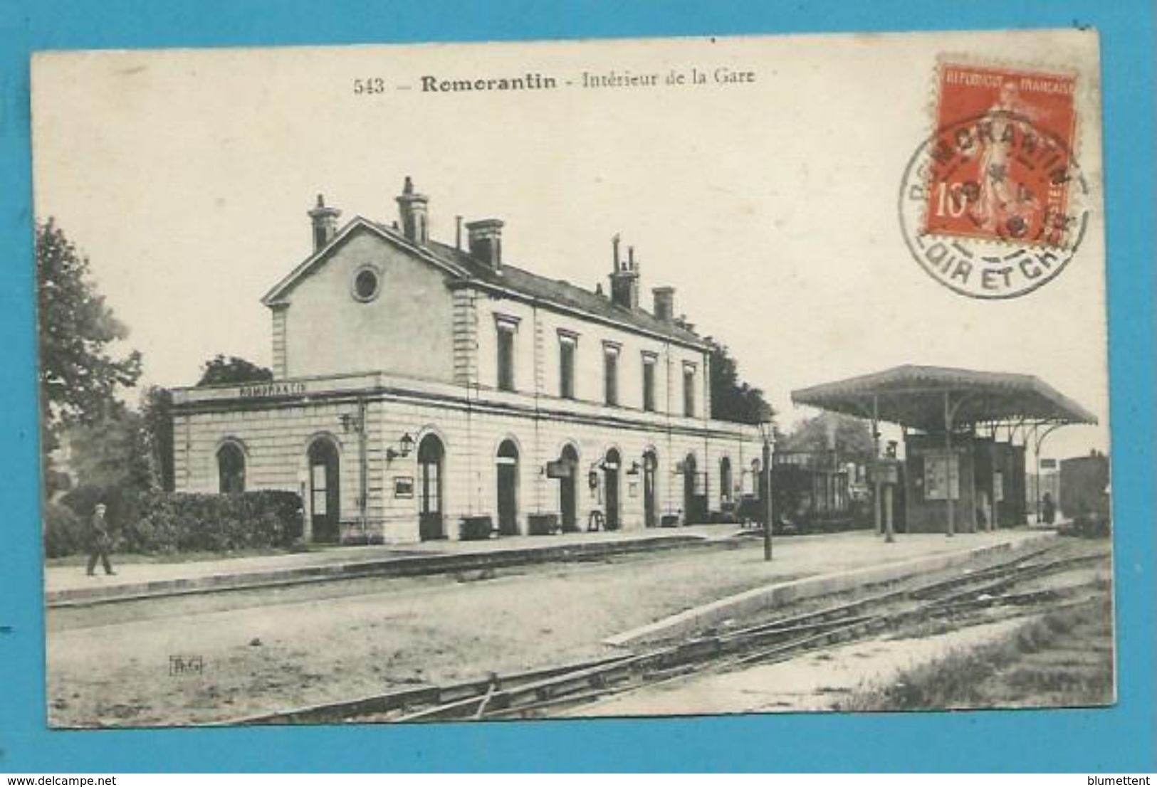 CPA 543 - Chemin De Fer Train Gare ROMORANTIN 41 - Romorantin