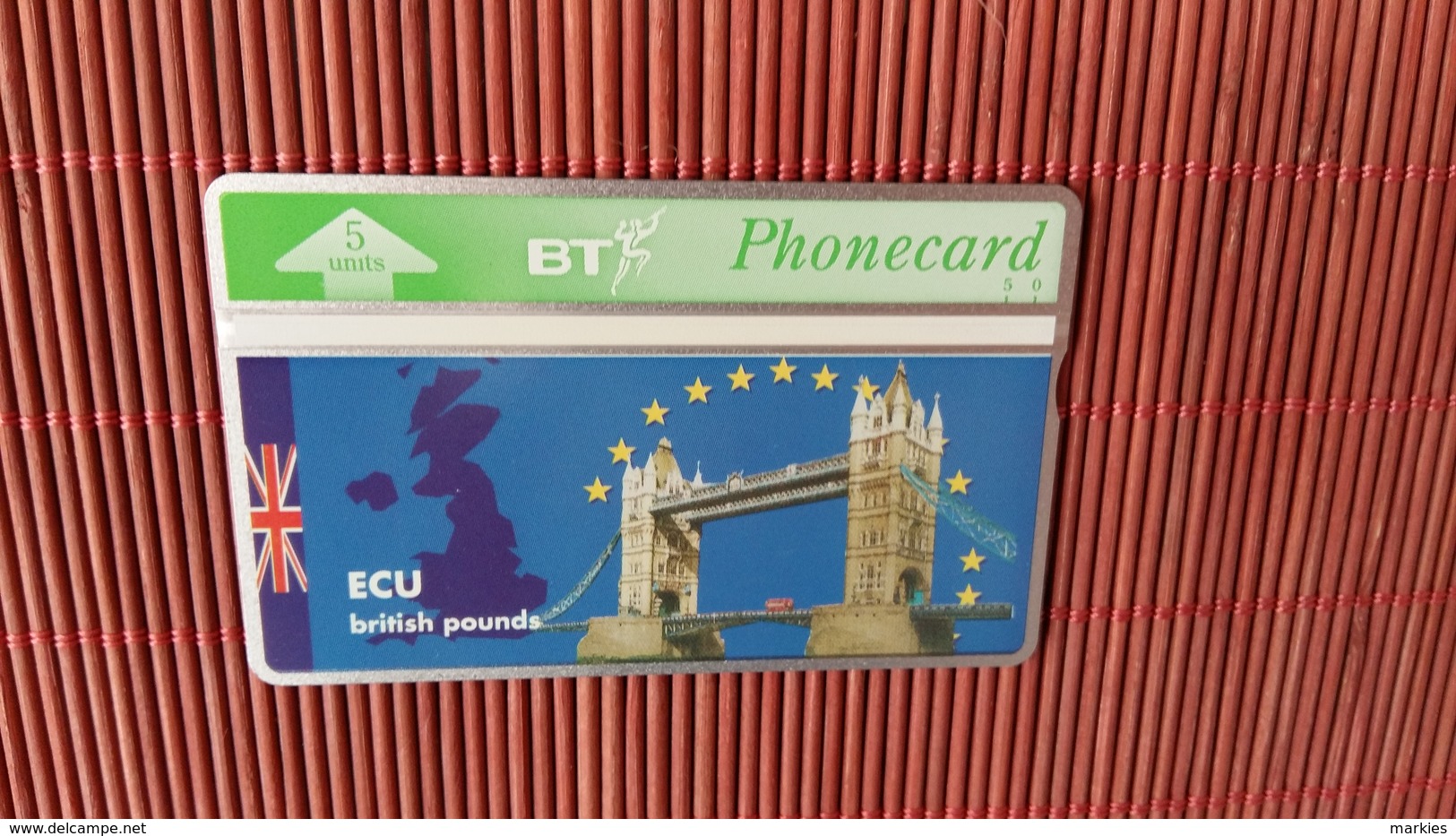 Phonecard Private ECU 309 G (Mint,Neuve)  Rare - BT Private Issues