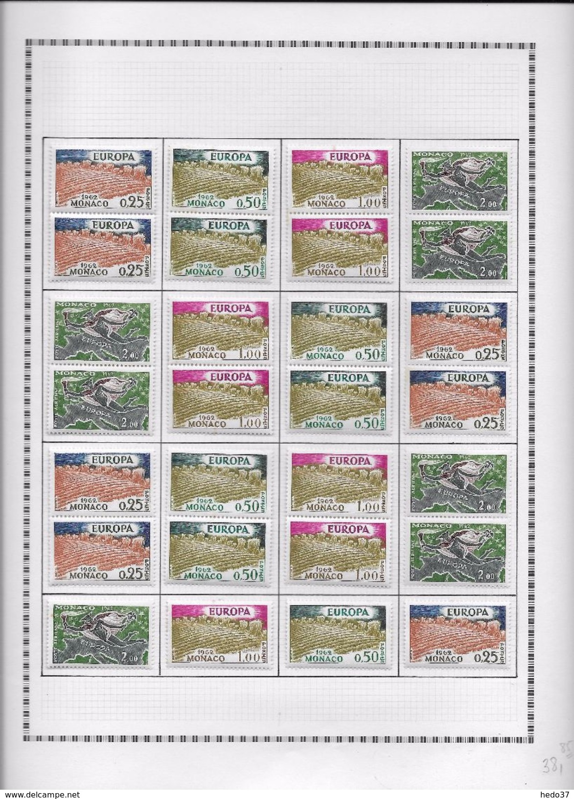 Monaco - Collection Vendue Page Par Page - Timbres Neufs * - Collections, Lots & Séries