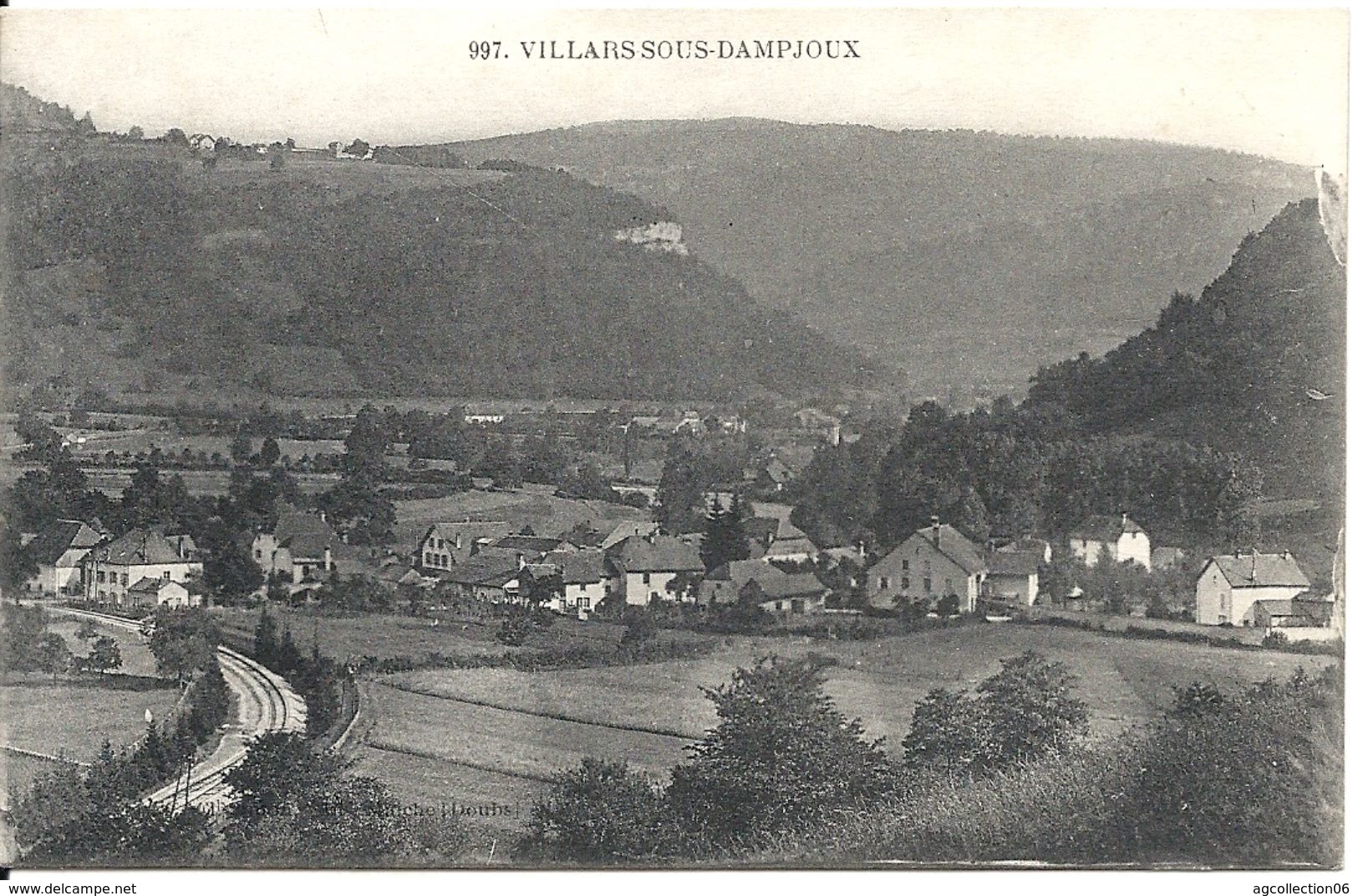 VILLARS SOUS DAMPJOUX. VUE GENERALE - Autres & Non Classés