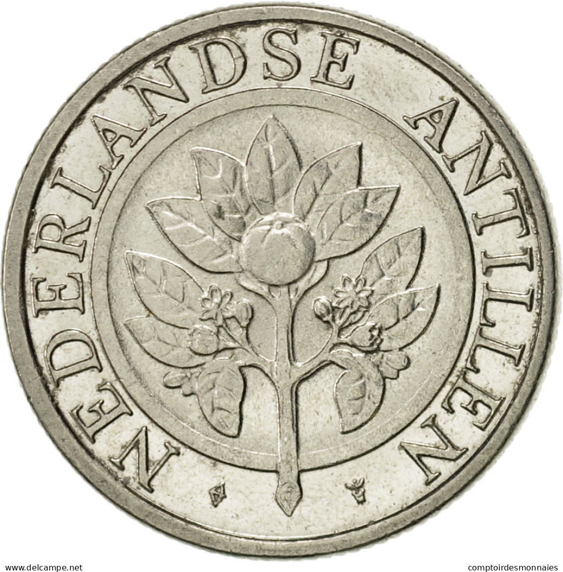 Monnaie, Netherlands Antilles, Beatrix, 10 Cents, 1998, SPL, Nickel Bonded - Antilles Neérlandaises