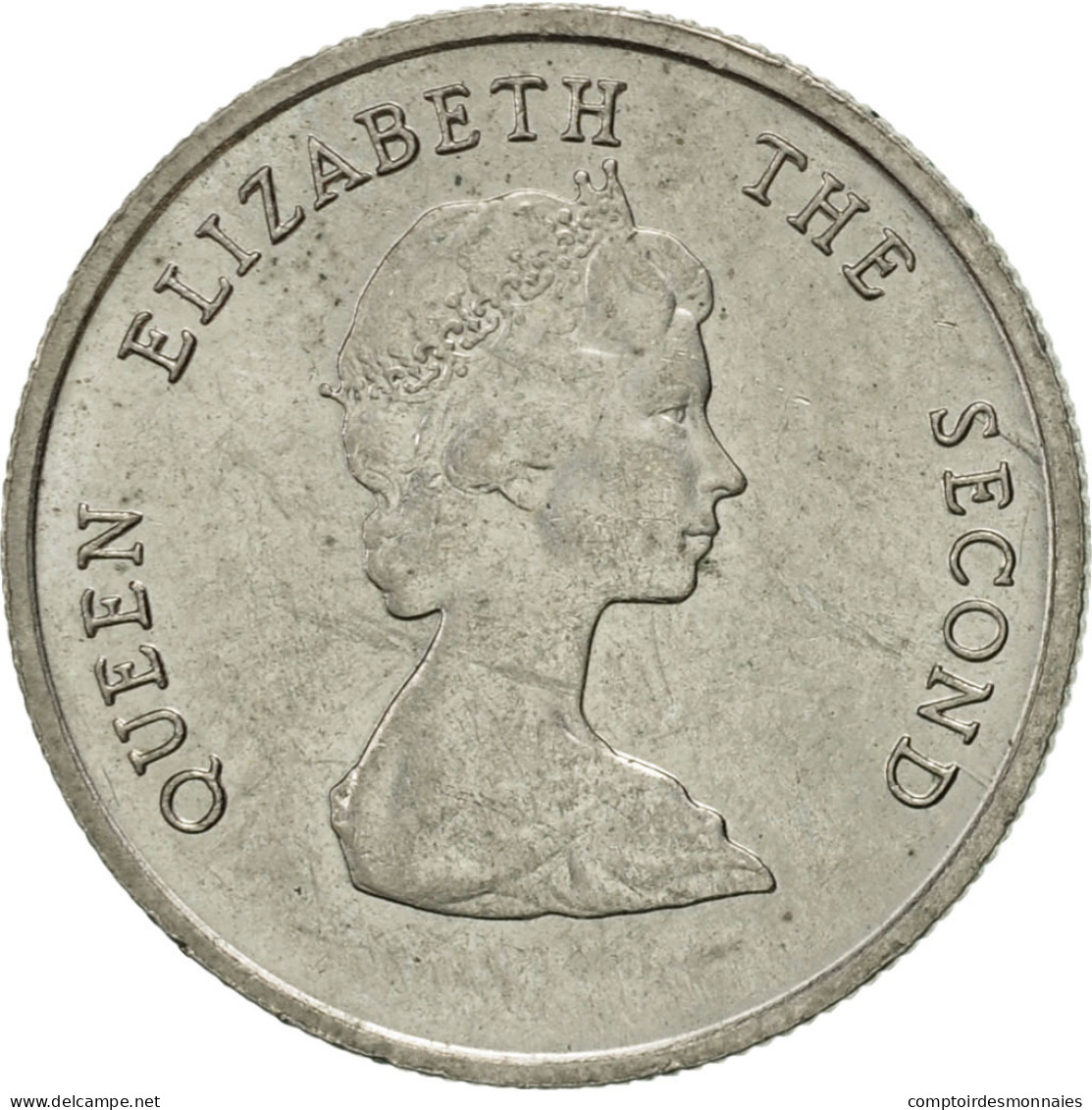 Monnaie, Etats Des Caraibes Orientales, Elizabeth II, 10 Cents, 1991, SUP - Caribe Británica (Territorios Del)