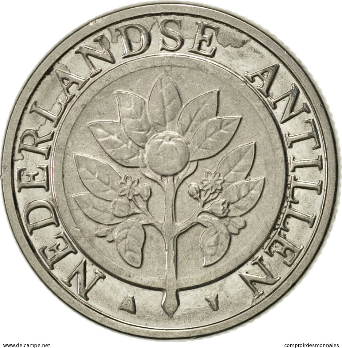 Monnaie, Netherlands Antilles, Beatrix, 10 Cents, 2008, SPL, Nickel Bonded - Antilles Neérlandaises