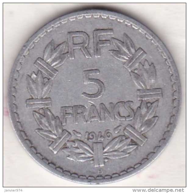 5 FRANCS 1946 B (Beaumont Le Roger). , 9 Ouvert ,  Aluminium - 5 Francs