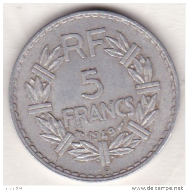 5 FRANCS 1949 B (Beaumont Le Roger).   (9 Fermé) Aluminium - Autres & Non Classés