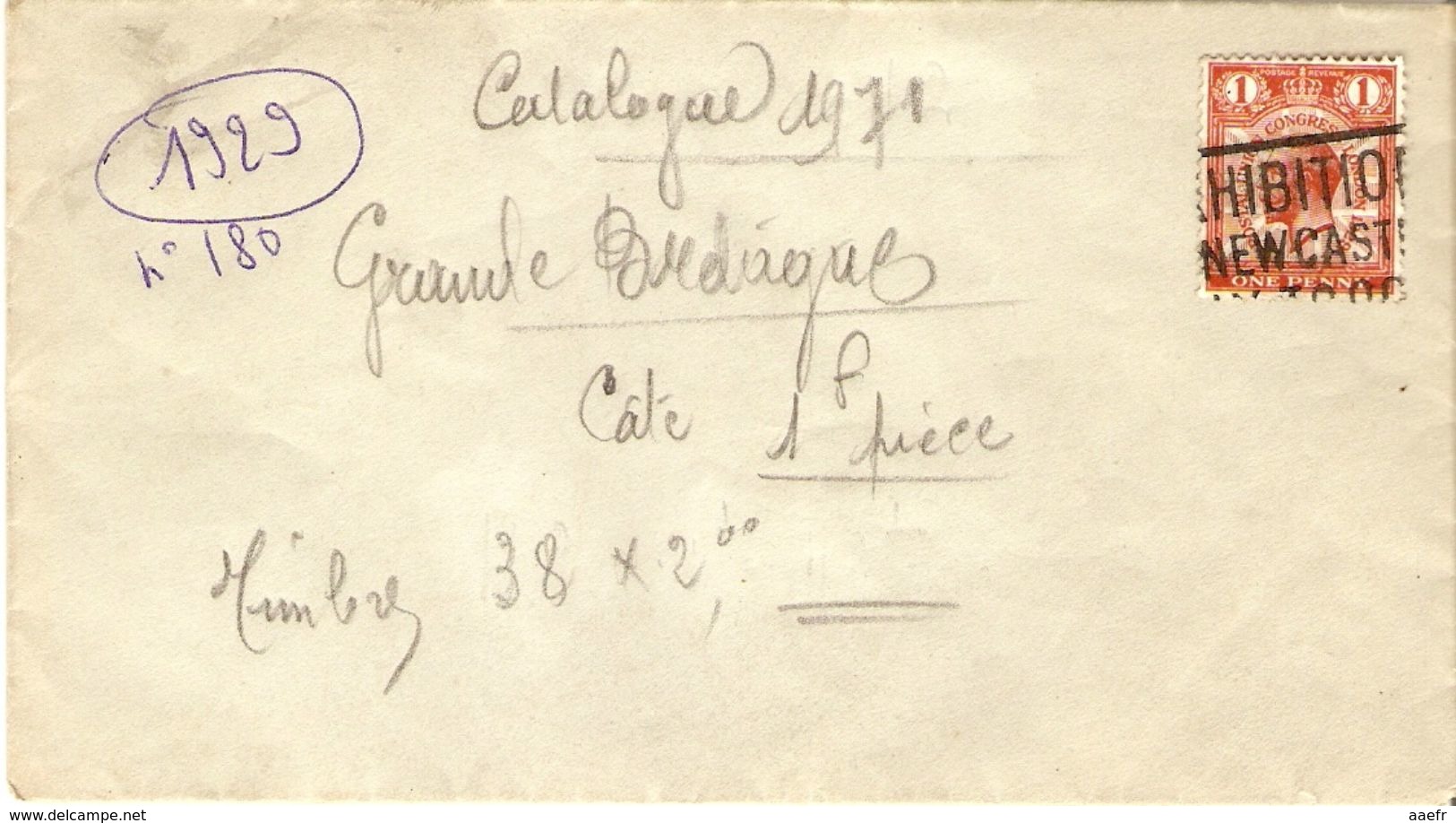 Enveloppe - Colonel Halsey Dunwoody - 127 Faubourg St Honoré à Paris - US Army, Orly, American Airlines - Other & Unclassified