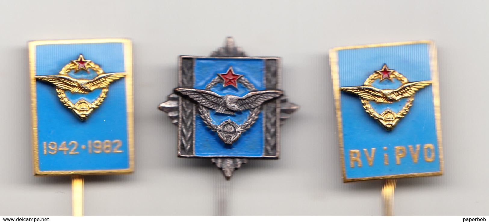 YUGOSLAVIA-AIRFORCE ,ENAMEL - Airforce