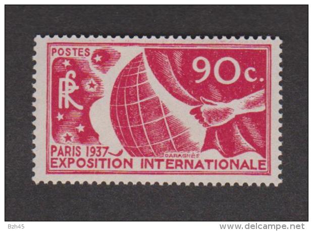 N° 326 ** Exposition Internationale De Paris YT 33 &euro; - Neufs