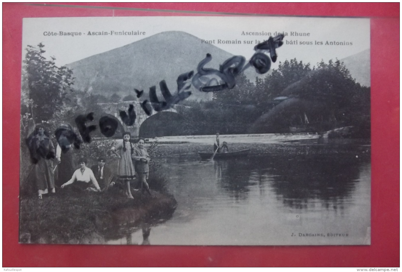 Cp Ascain Funiculaire Ascension De La Rhune Pont Rimaon Sur La Nivelle Bati Sous Les Antonins - Ascain