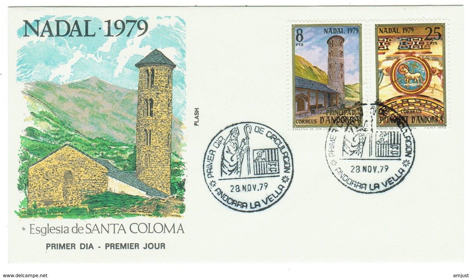 Andorra // FDC // 1979 // Noël 1979 - Lettres & Documents