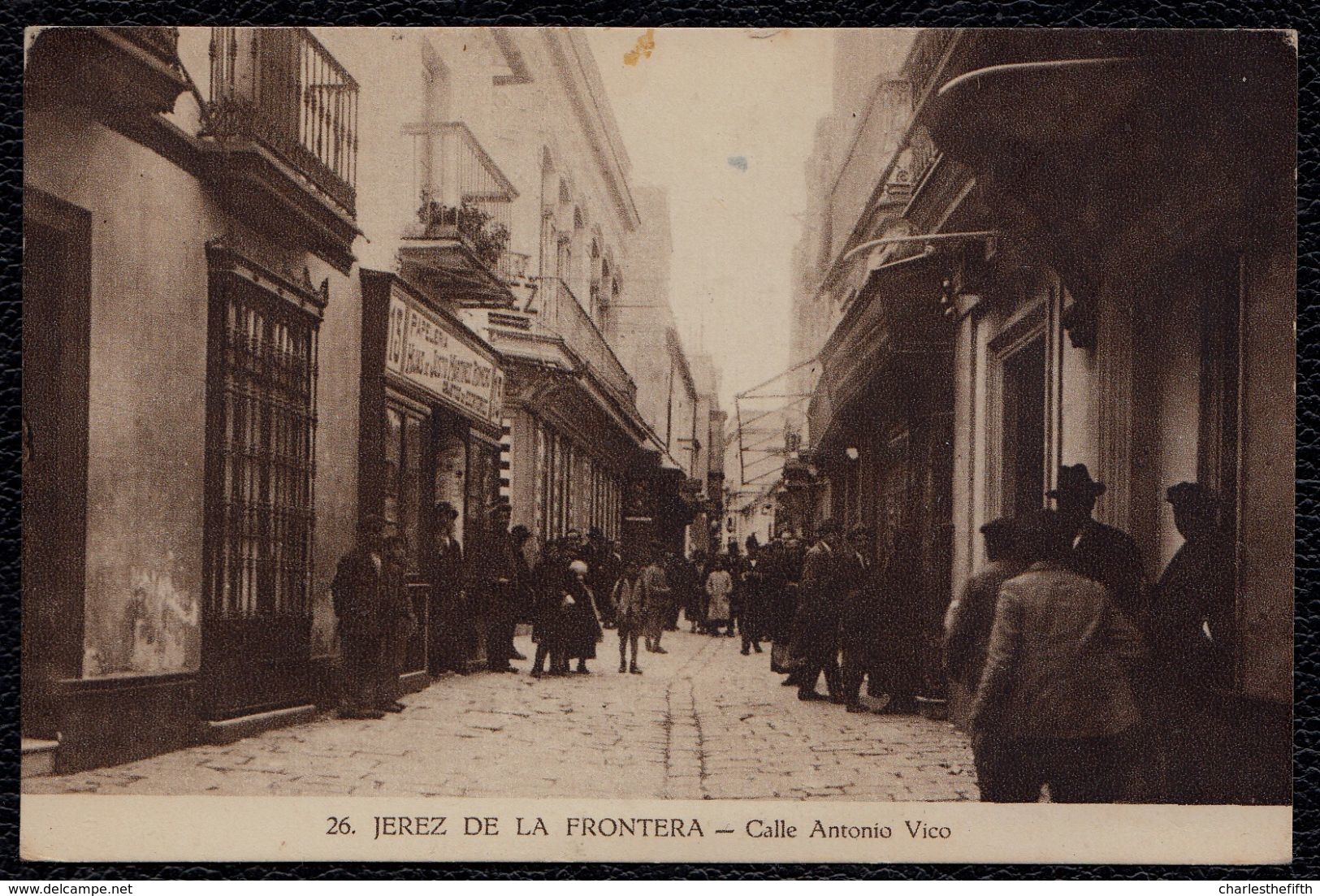 JEREZ DE LA FRONTERA - Calle Antonio Vico - édit. Hijas De Justo Martinez - Rare ! - Andere & Zonder Classificatie