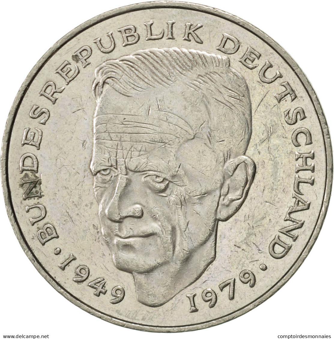 Monnaie, République Fédérale Allemande, 2 Mark, 1990, Hambourg, TTB+ - 2 Mark