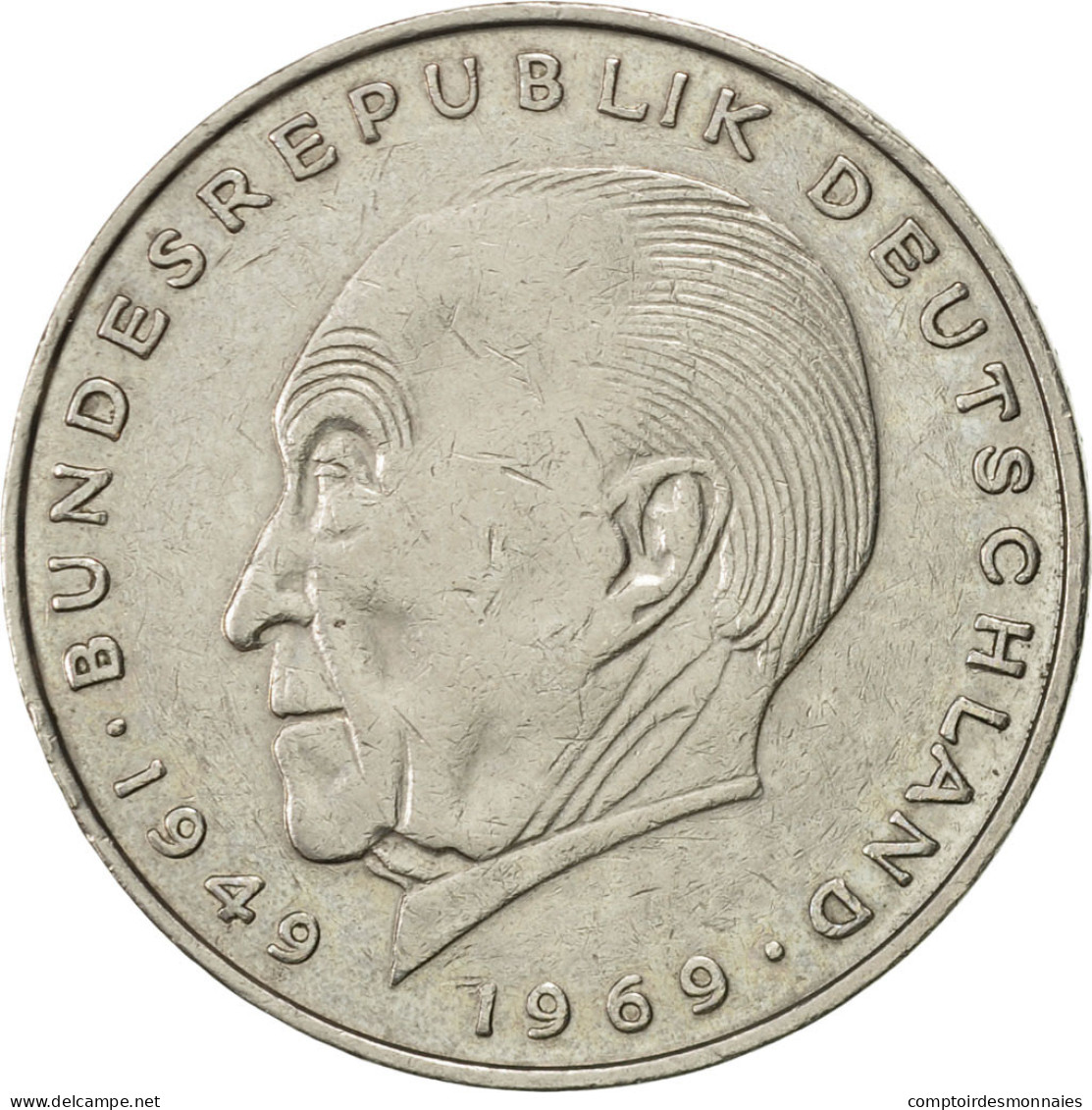 Monnaie, République Fédérale Allemande, 2 Mark, 1973, Munich, TTB+ - 2 Mark