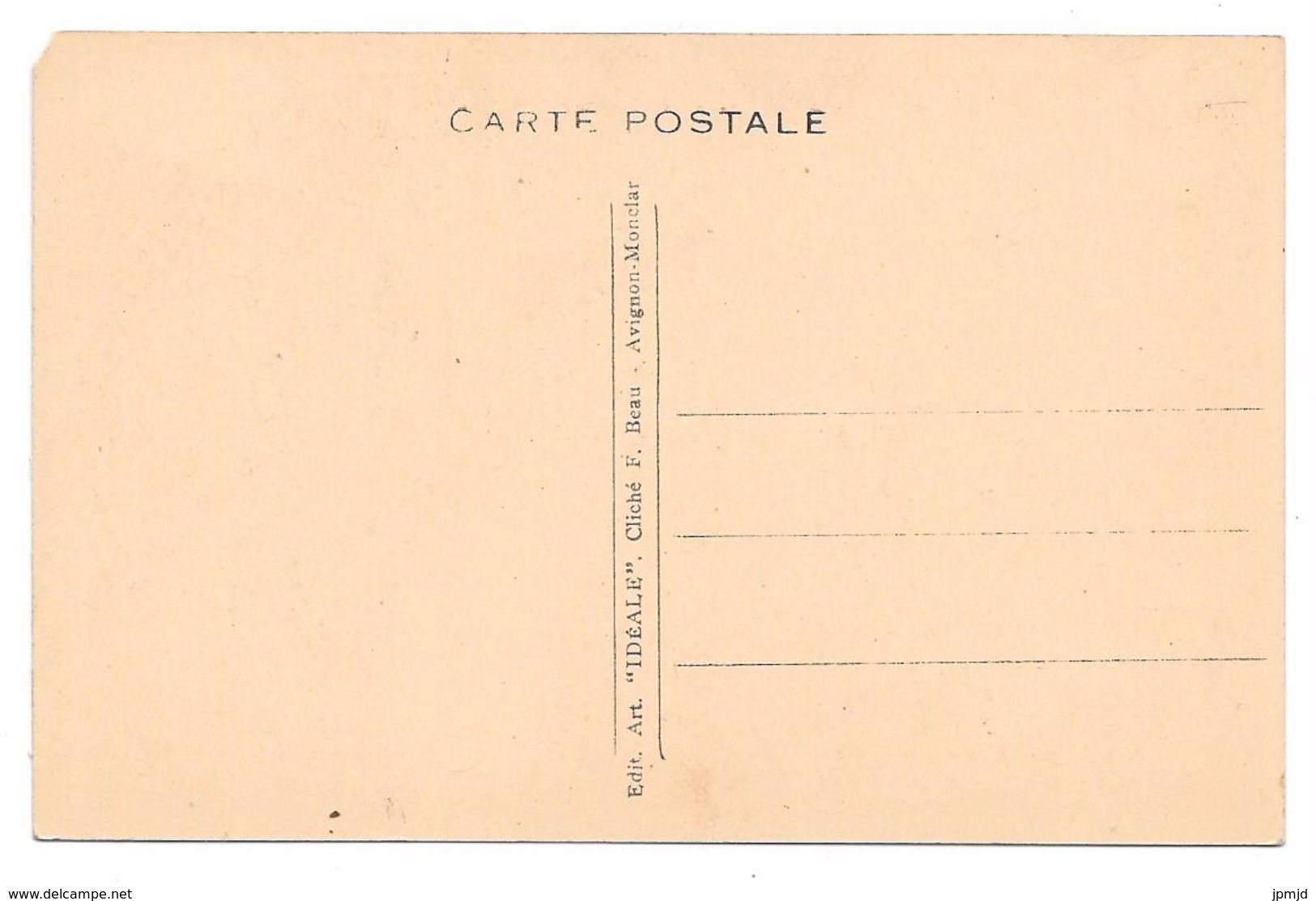 84 - PERNES Les FONTAINES - Fontaine (XVIIIe Siècle) Devant La Tour Ferrandi - Ed. IDÉALE / ESCOFFIER N° 18 Sépia - Pernes Les Fontaines