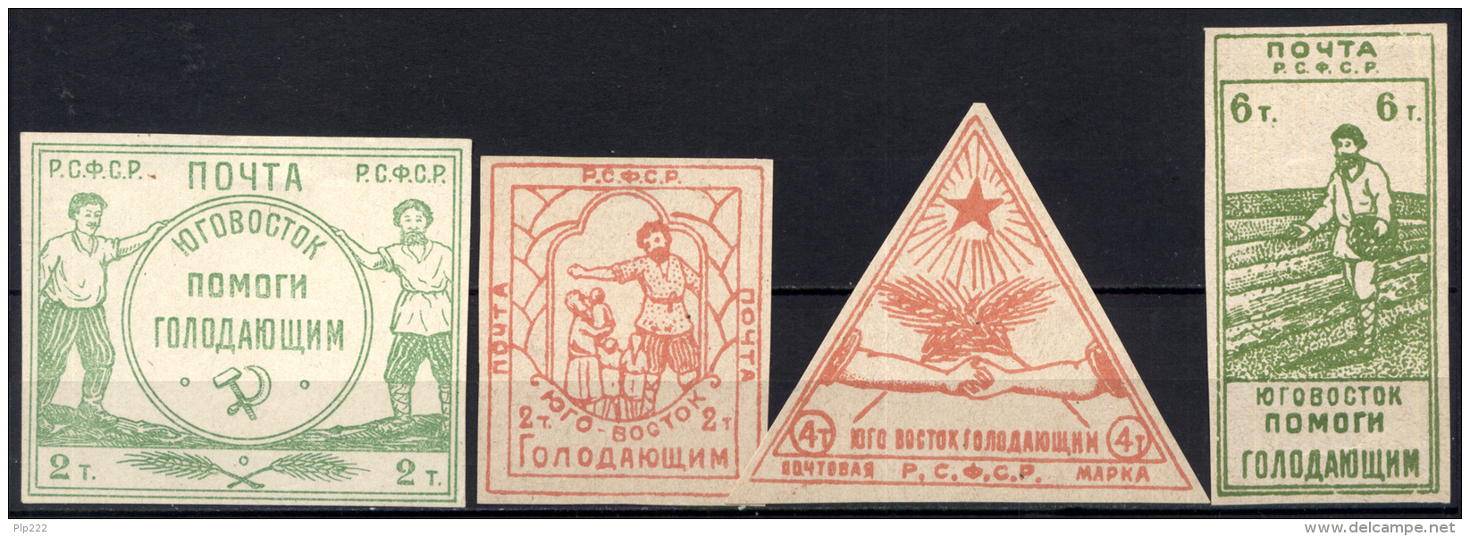 Russia 1922 Unif. 176/79 (*)/MNG VF/F - Unused Stamps