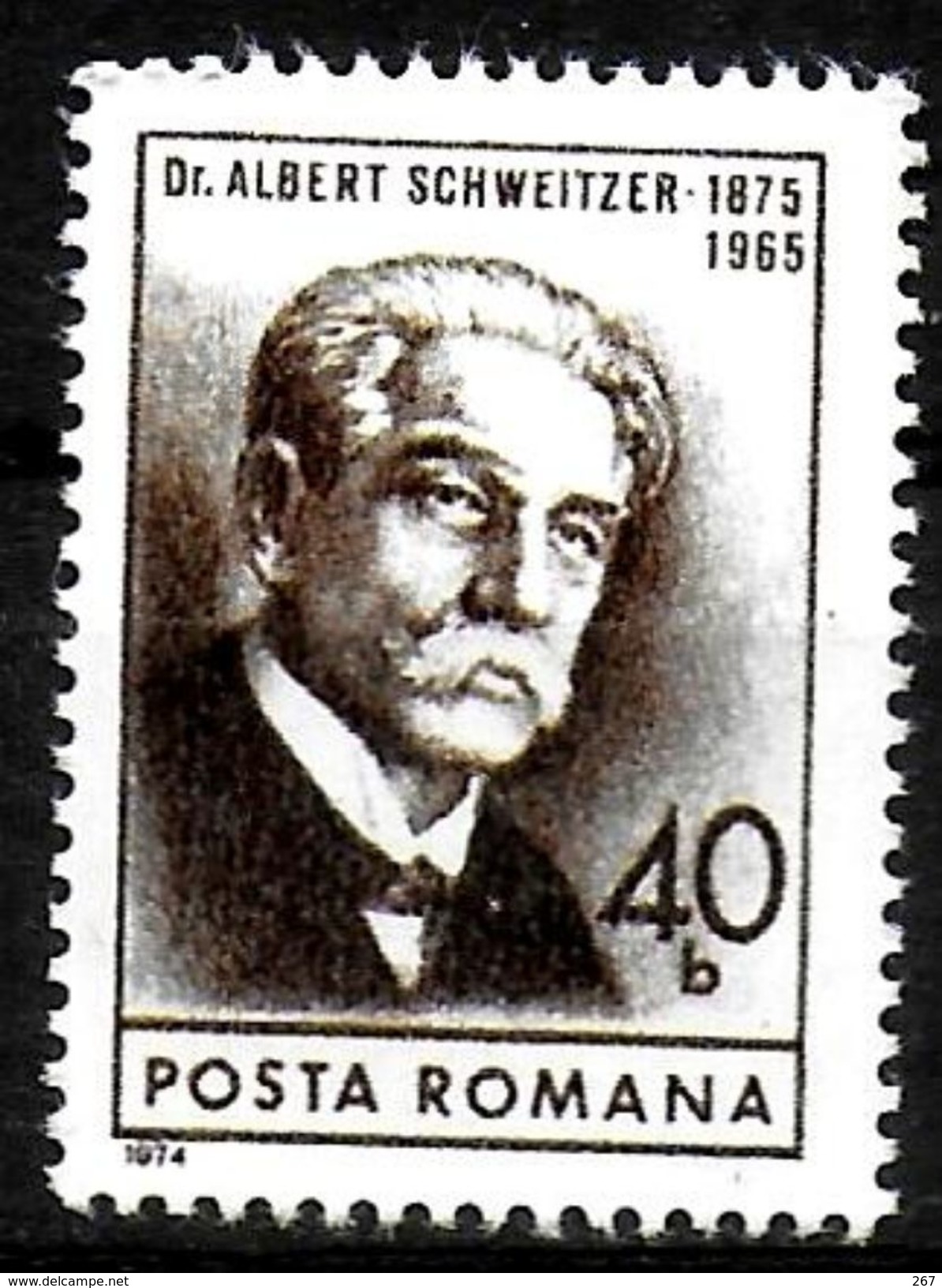 ROUMANIE  N° 2880  * *   Prix Nobel Medecine Schweitzer - Albert Schweitzer