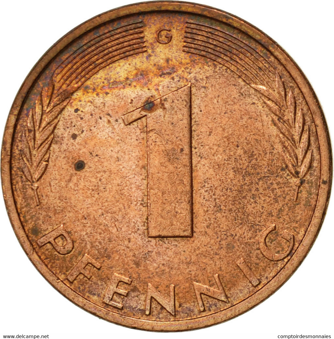 Monnaie, République Fédérale Allemande, Pfennig, 1973, Karlsruhe, TTB, Copper - 1 Pfennig