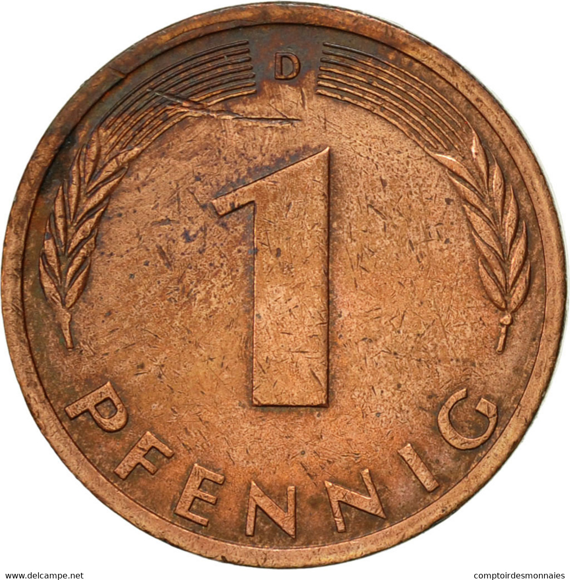 Monnaie, République Fédérale Allemande, Pfennig, 1975, Munich, TTB, Copper - 1 Pfennig