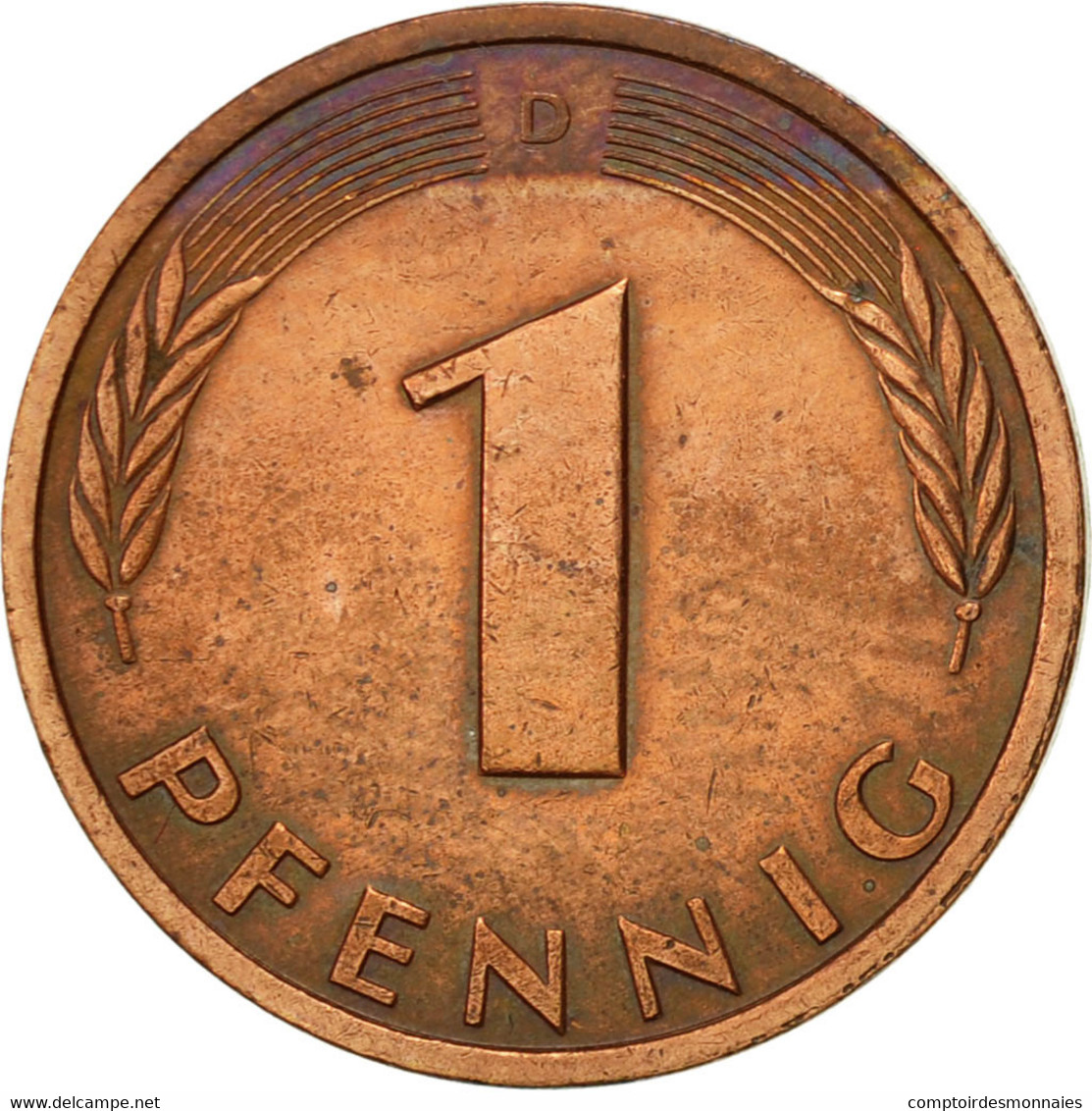 Monnaie, République Fédérale Allemande, Pfennig, 1991, Munich, TTB, Copper - 1 Pfennig