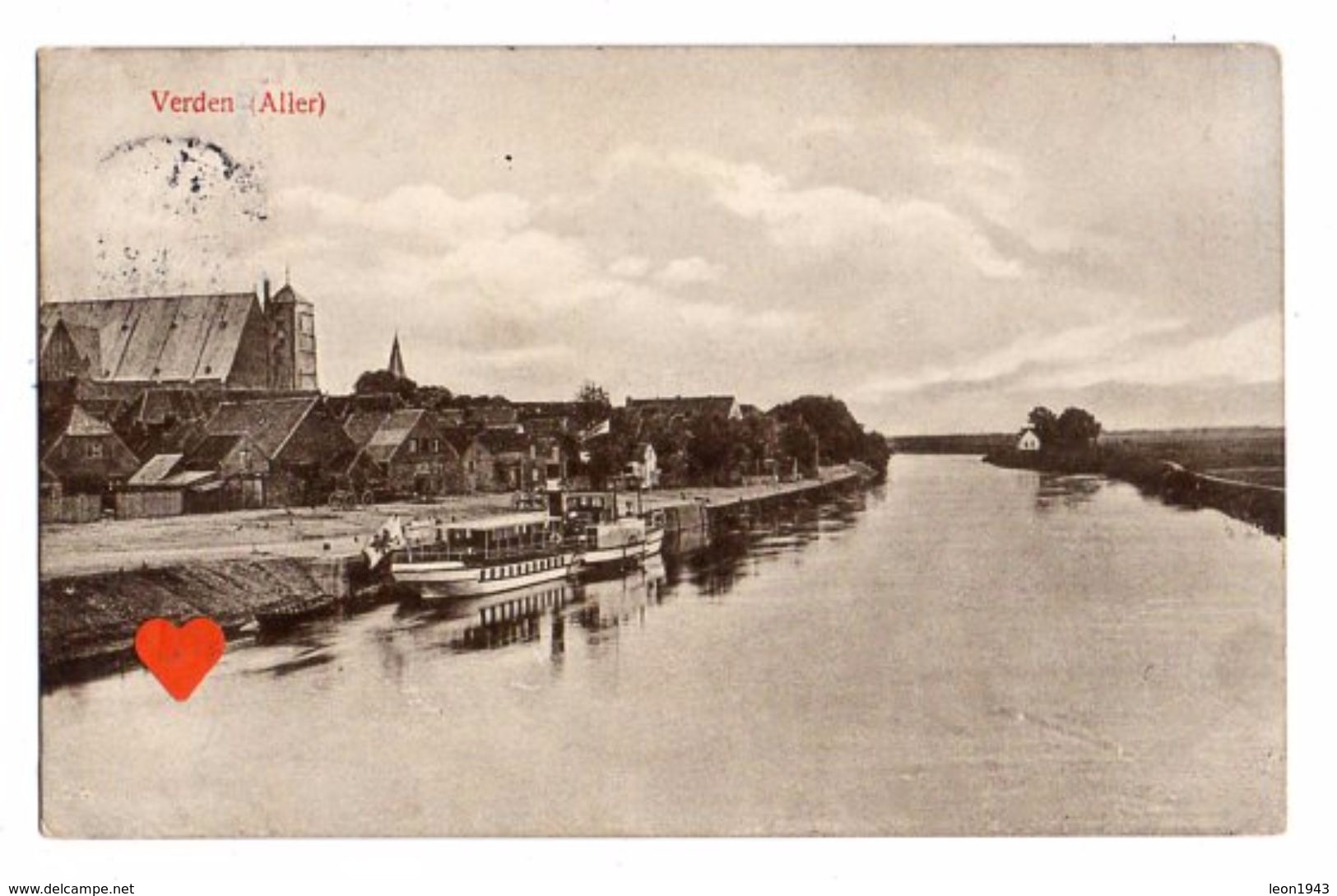 16821-LE-ALLEMAGNE-Verden (Aller)-----------bateaux - Verden