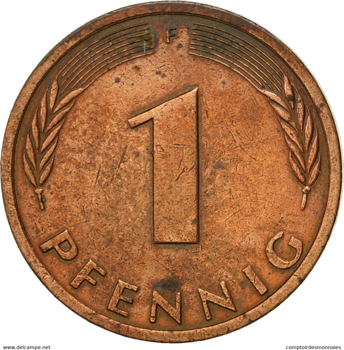 Monnaie, République Fédérale Allemande, Pfennig, 1987, Stuttgart, TTB, Copper - 1 Pfennig