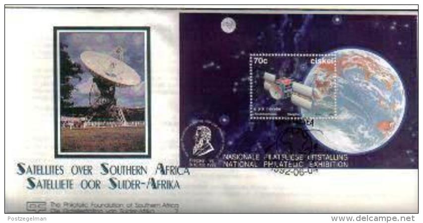 CISKEI, 1992, Mint F.D.C., MI 219ms, Satellites, - Ciskei