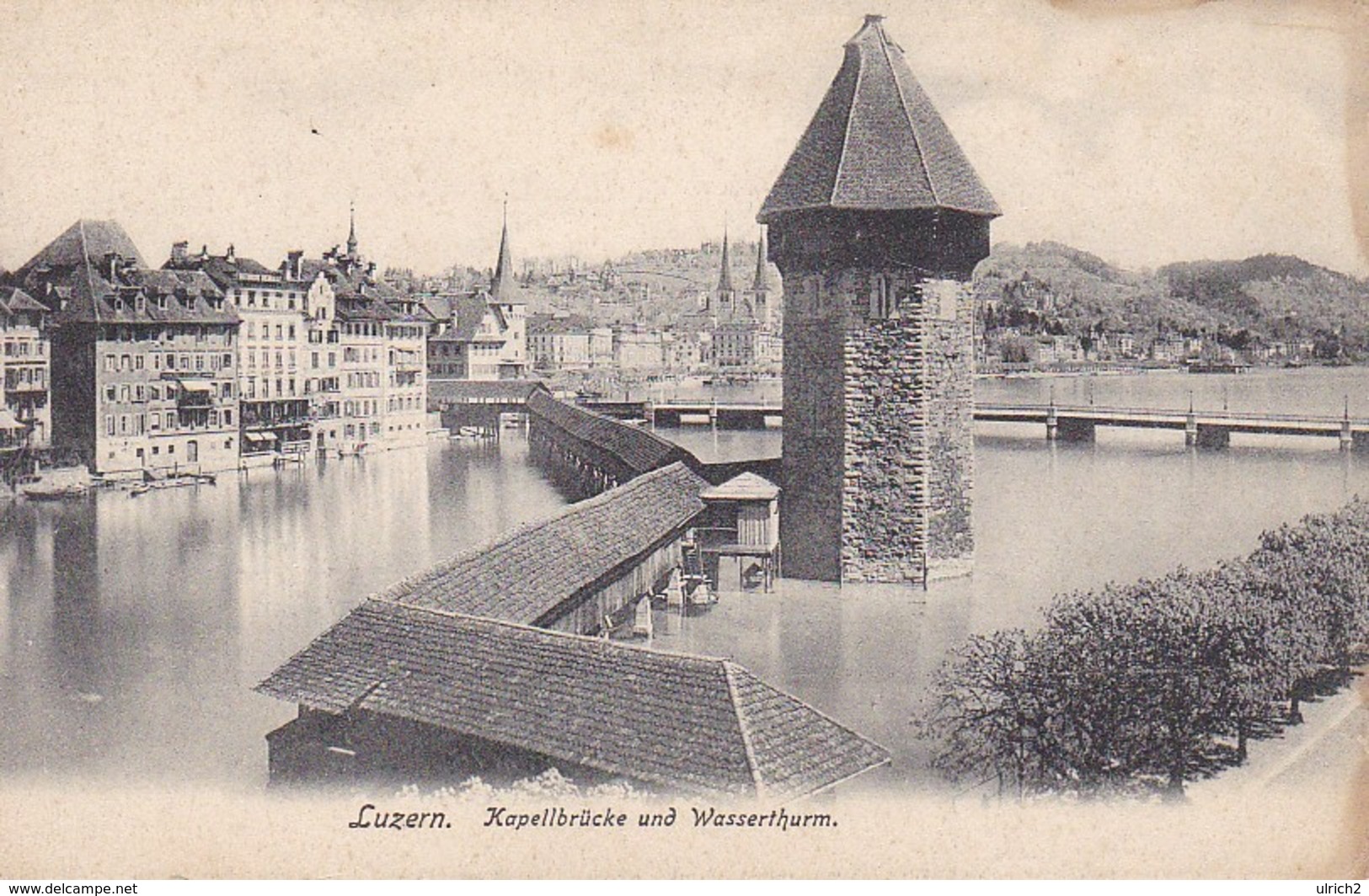 CPA Luzern - Kapellbrücke Und Wasserthurm  (30315) - Lucerne