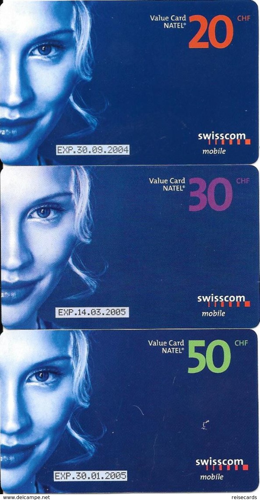 Swisscom Mobile Recharge: Value Card Natel - Suiza