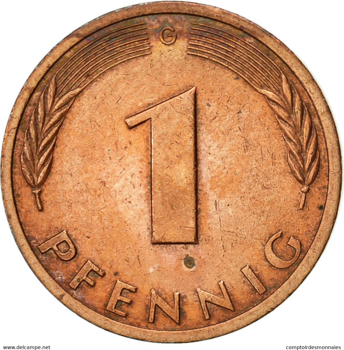 Monnaie, République Fédérale Allemande, Pfennig, 1985, Karlsruhe, TTB, Copper - 1 Pfennig