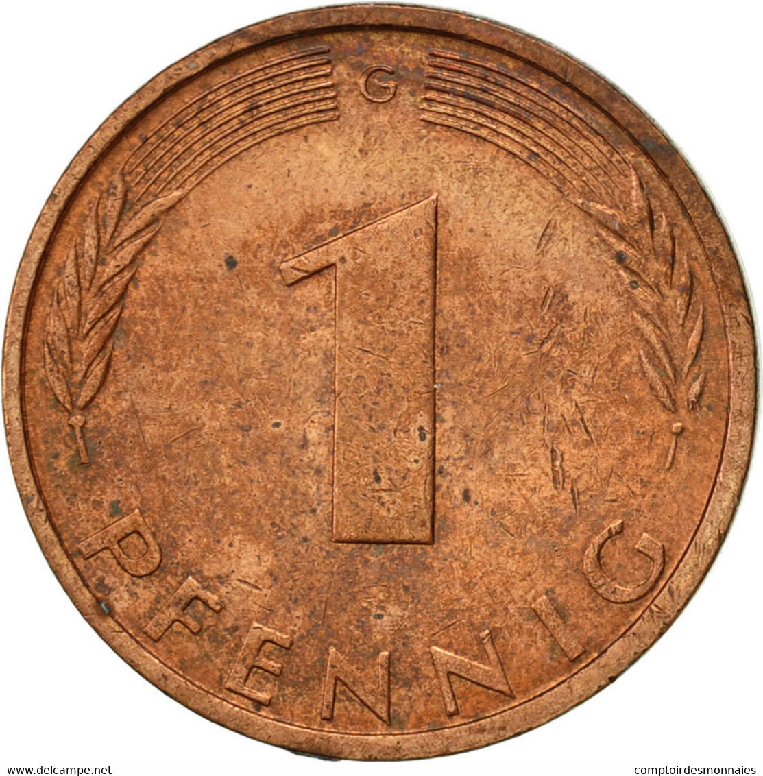 Monnaie, République Fédérale Allemande, Pfennig, 1971, Karlsruhe, TTB, Copper - 1 Pfennig