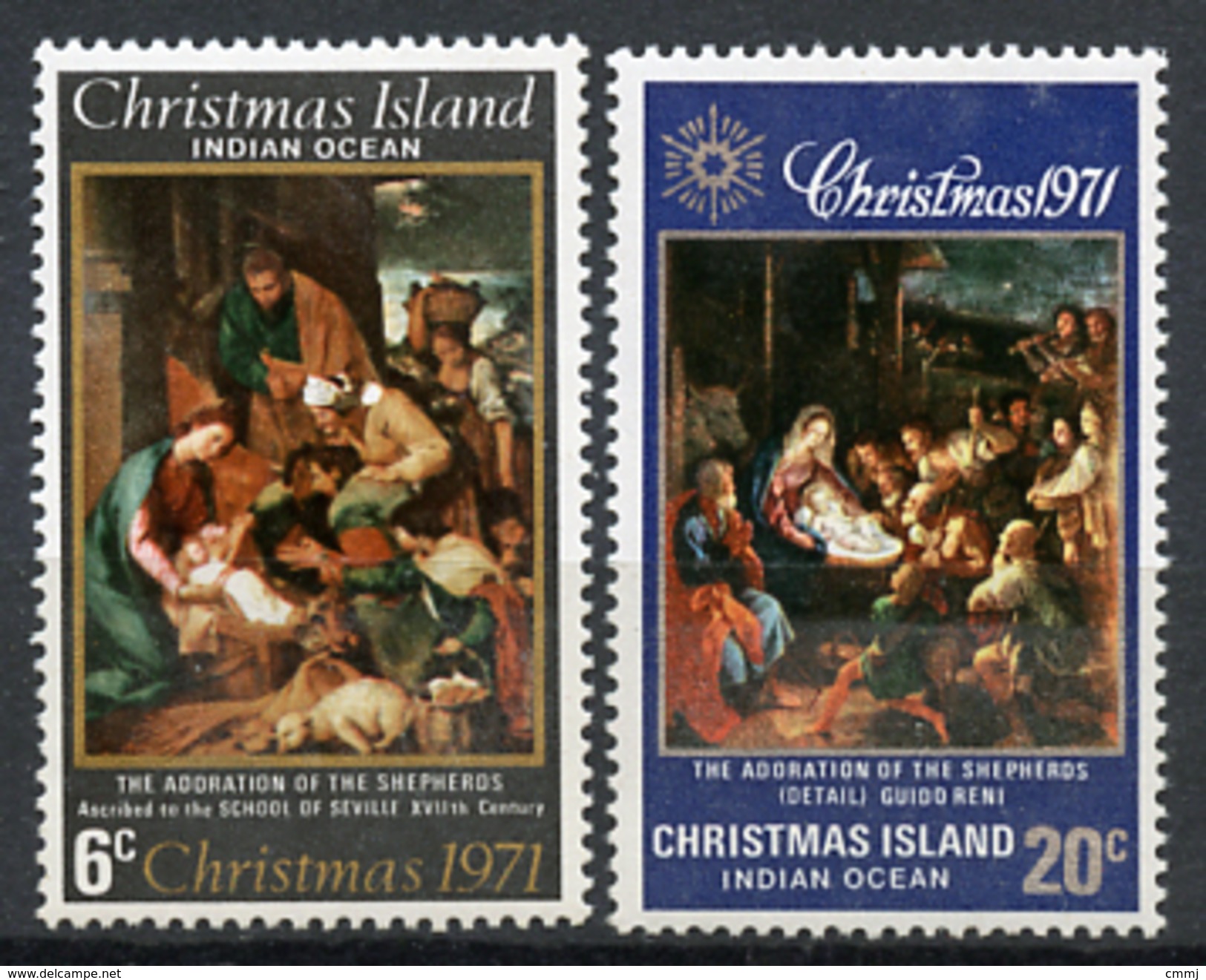 1971 - CHRISTMAS ISLAND - Catg. Mi. 37/38 - NH - (R-SI.331.713 - 11) - Christmas Island