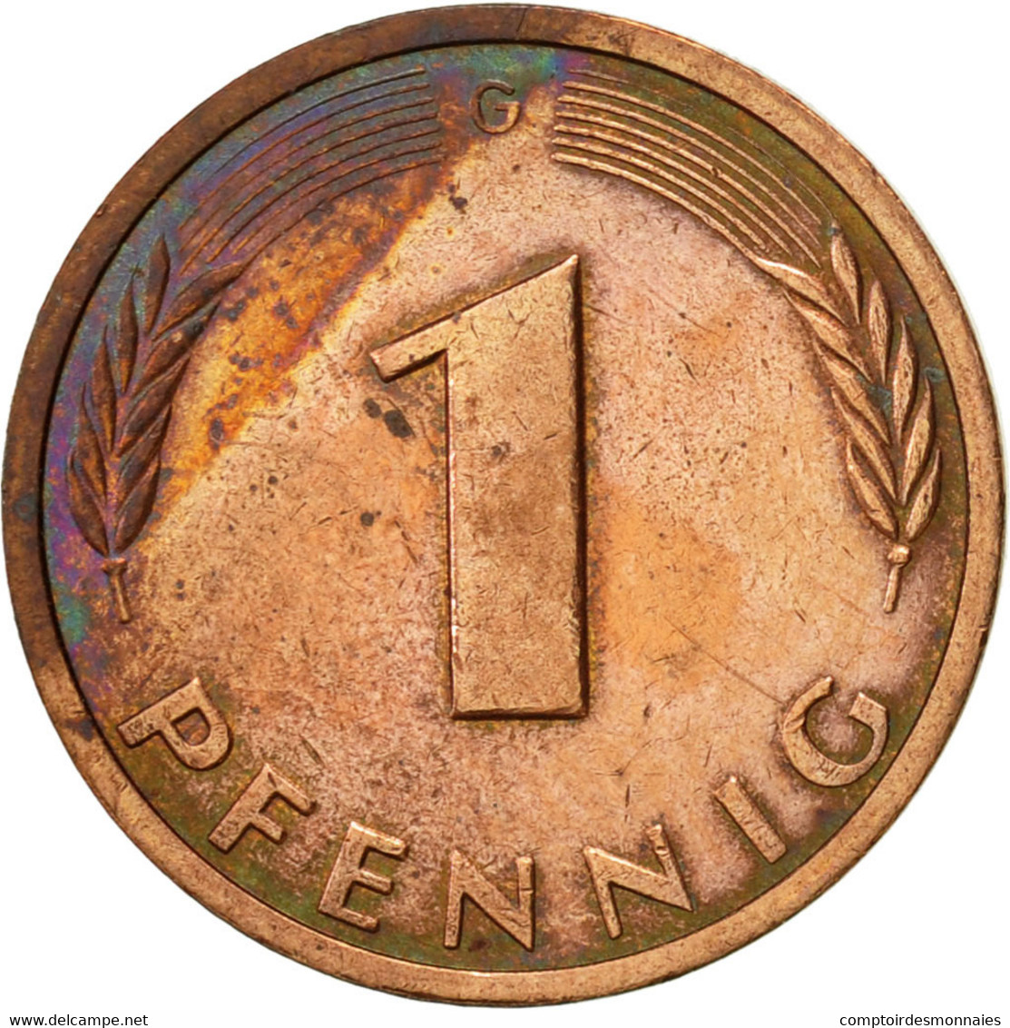 Monnaie, République Fédérale Allemande, Pfennig, 1984, Karlsruhe, TTB, Copper - 1 Pfennig