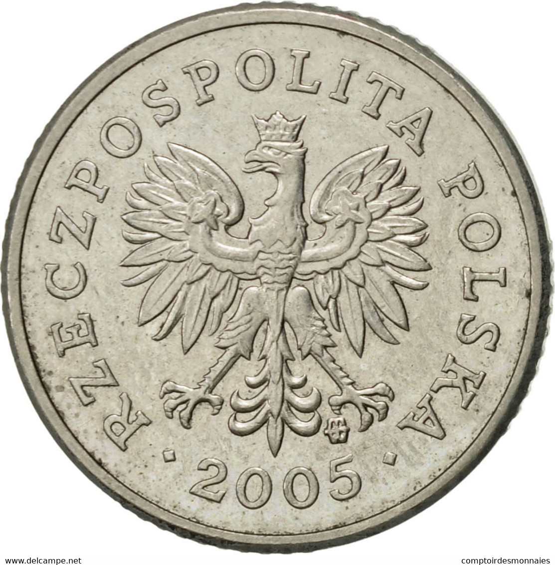 Monnaie, Pologne, 10 Groszy, 2005, Warsaw, SUP, Copper-nickel, KM:279 - Pologne