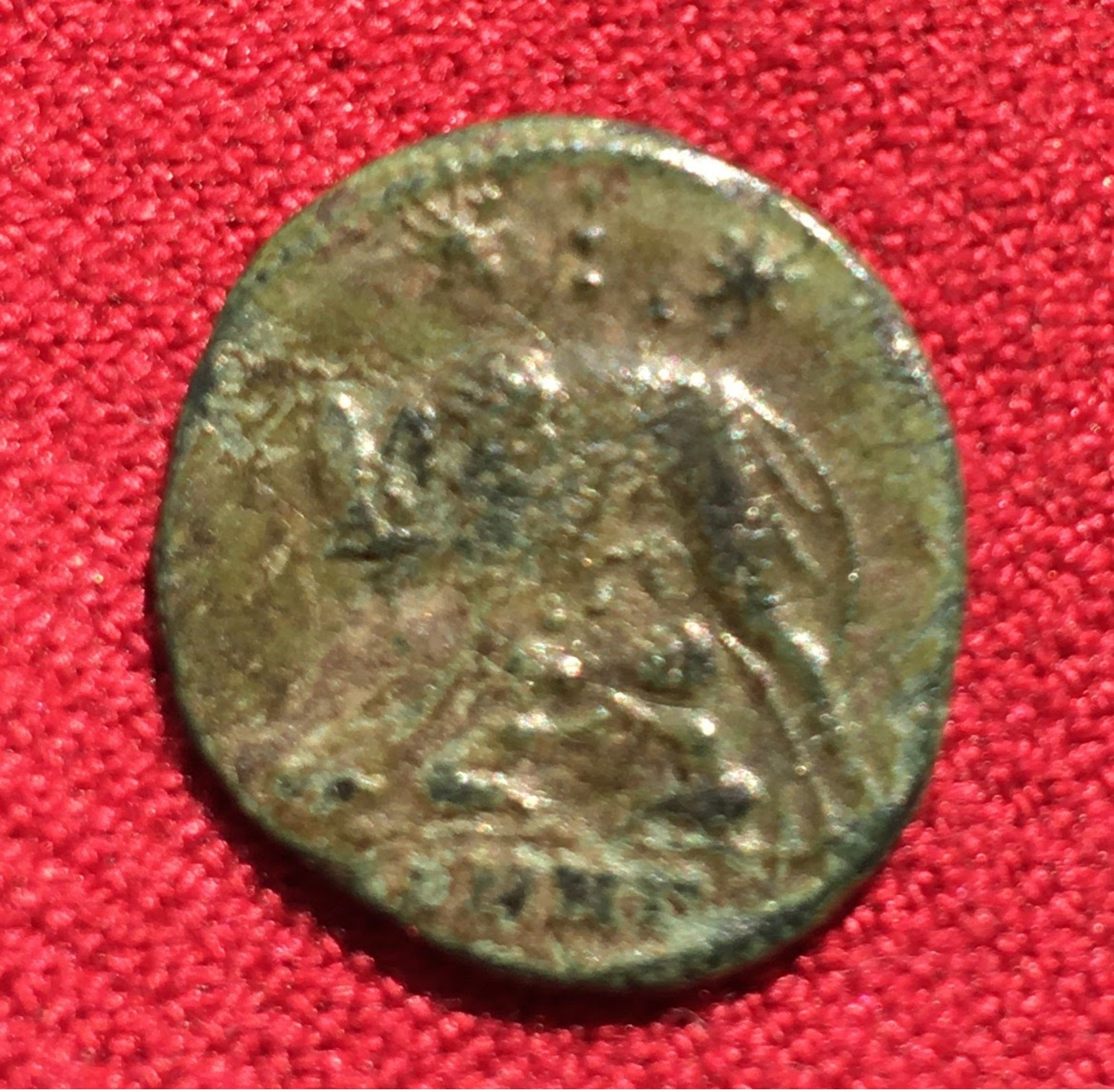 VRBS ROMA, CONSTANTINUS I, 1.88 Gr. IV C.A.D, EXCELLENT PATINA (36) - El Impero Christiano (307 / 363)