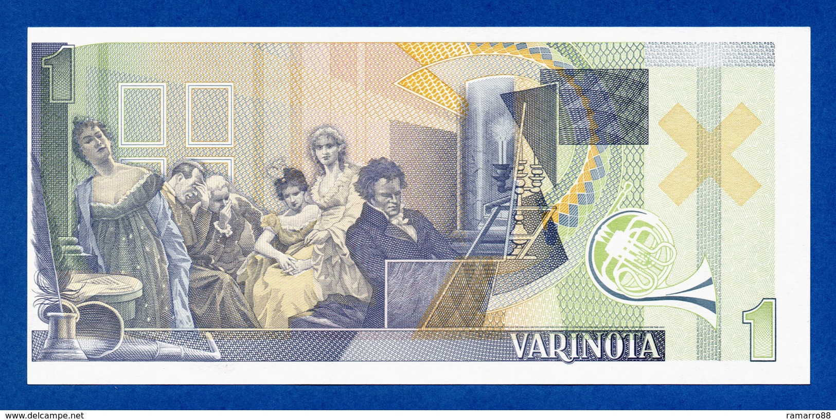 De La Rue Giori S.A. Varinota Beethoven Color Trial #10 - Specimen Test Note Unc - Fiktive & Specimen