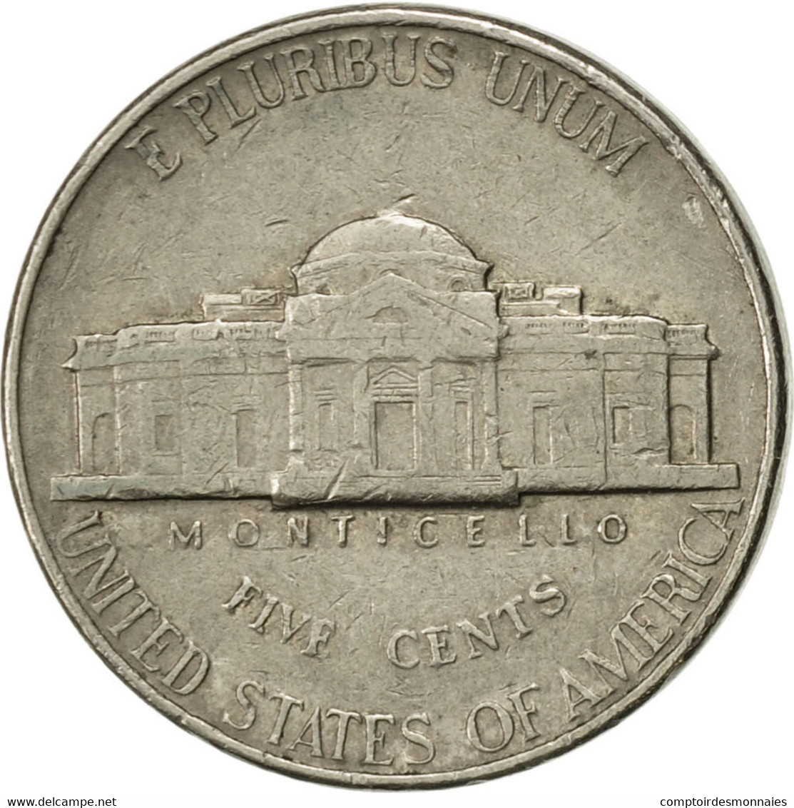 Monnaie, États-Unis, Jefferson Nickel, 5 Cents, 1989, U.S. Mint, Denver, TTB - 1938-…: Jefferson
