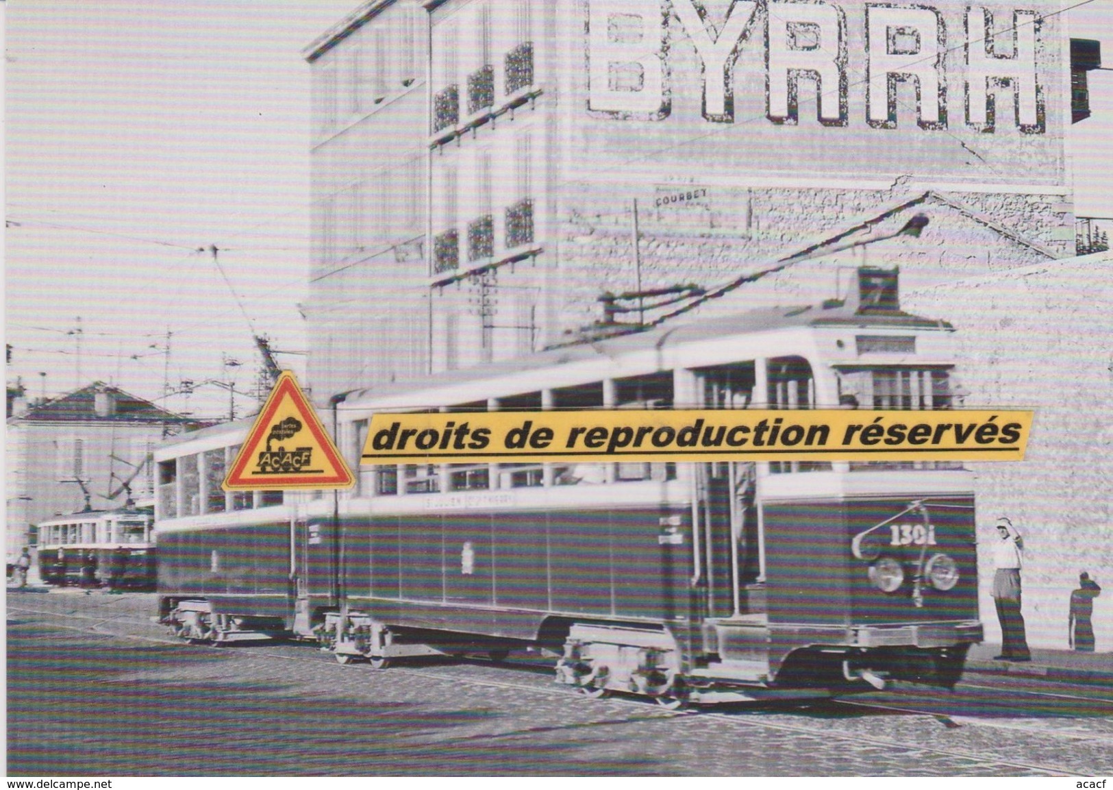 Motrice Prototype N°1301 Des Tramways De Marseille (13), Avenue De St-Julien  - - Saint Barnabé, Saint Julien, Montolivet
