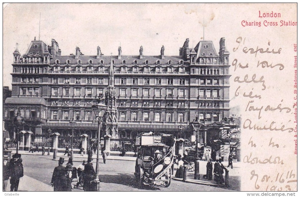 England - LONDON  - Charing Cross Station - Altri & Non Classificati