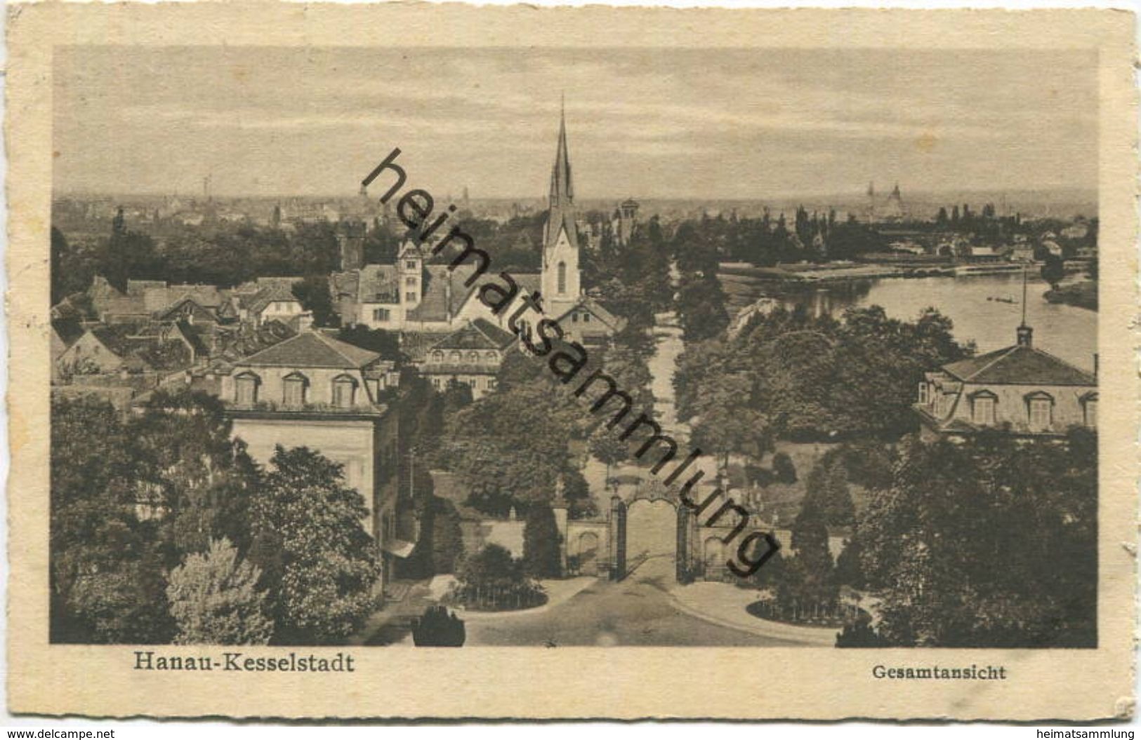 Hanau-Kesselstadt - Gesamtansicht Gel. 1930 - Hanau