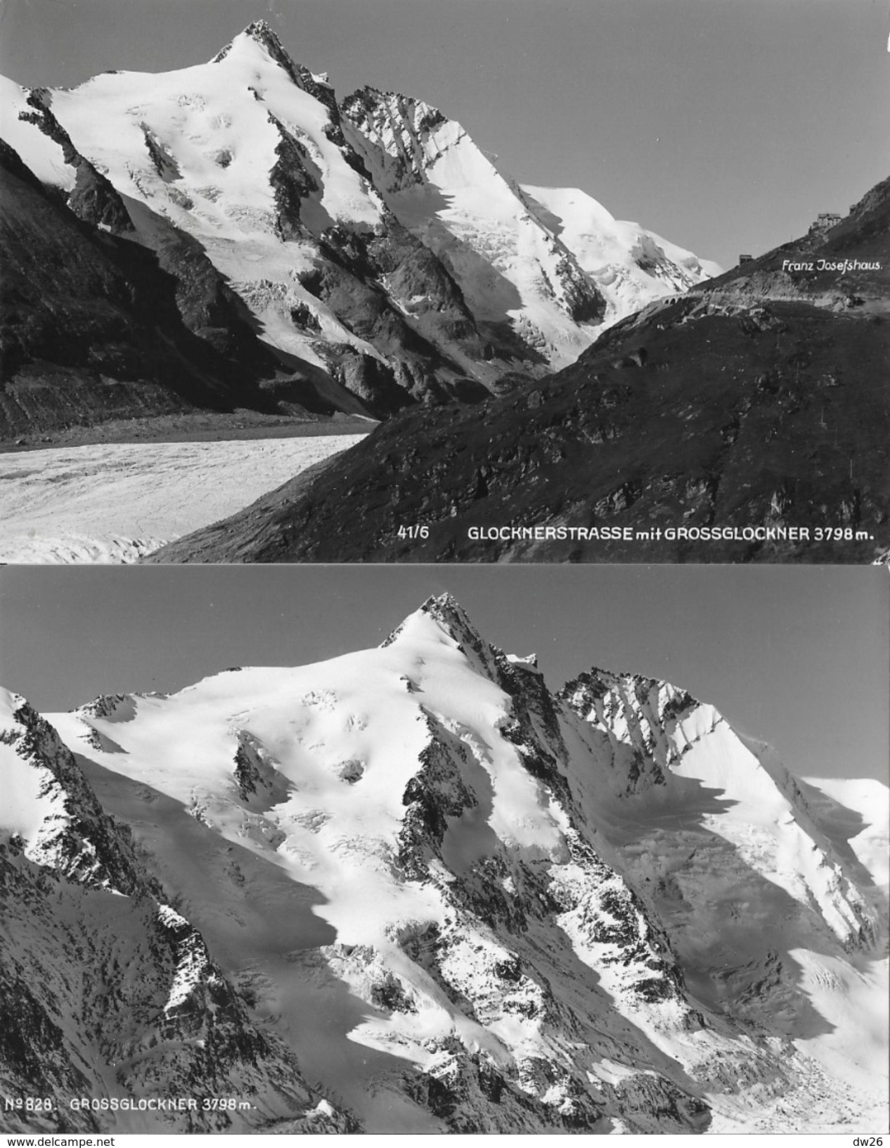 Grossglockner V. D. Oberen - Pasterze - Franz Josefshone - Lot De 5 Cartes Non Circulées - Other & Unclassified