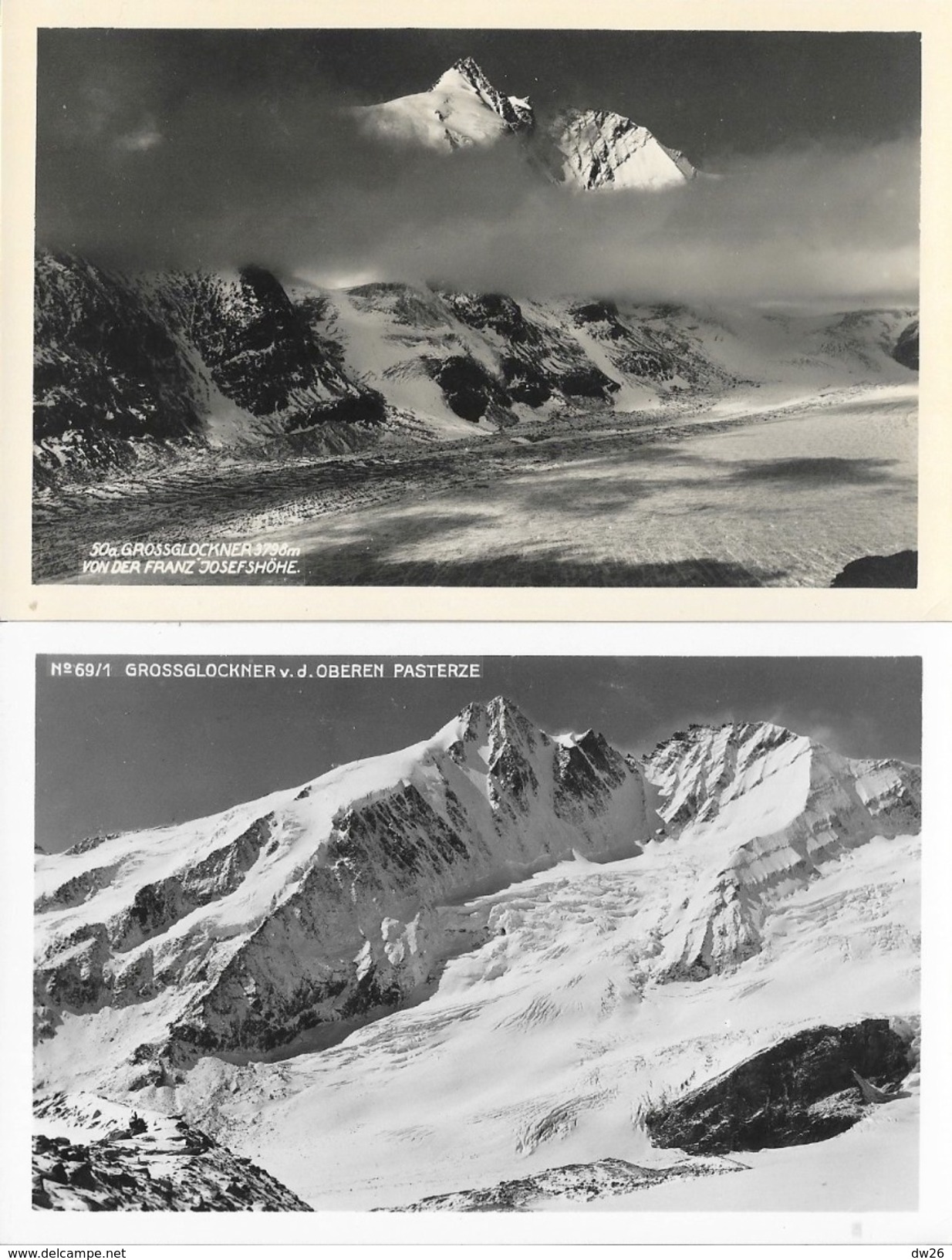 Grossglockner V. D. Oberen - Pasterze - Franz Josefshone - Lot De 5 Cartes Non Circulées - Other & Unclassified