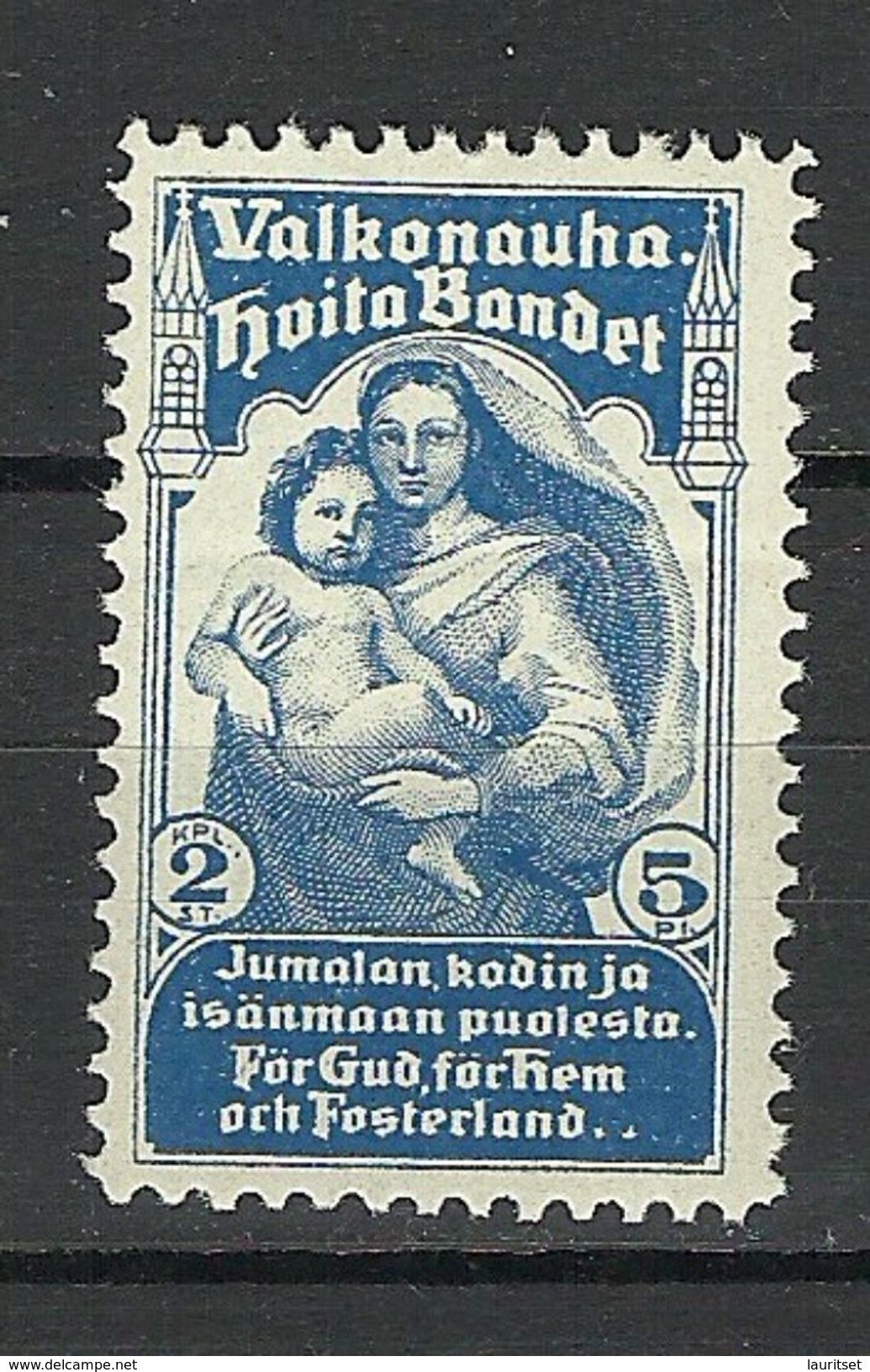 FINLAND FINNLAND Suomi Ca 1905 Charity Wohlfahrt White Ribbon Hvita Bandet Valkonauha * - Unused Stamps