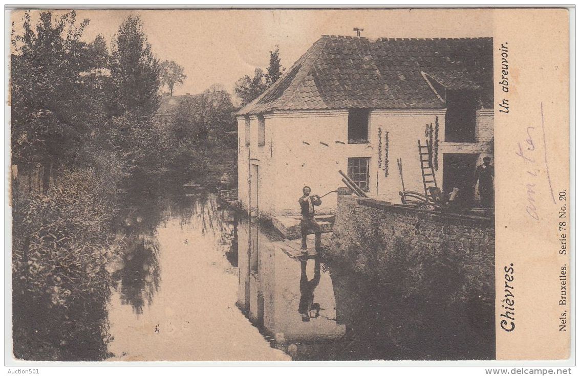 28231g  ABREUVOIR - Chièvres - 1904 - Chièvres